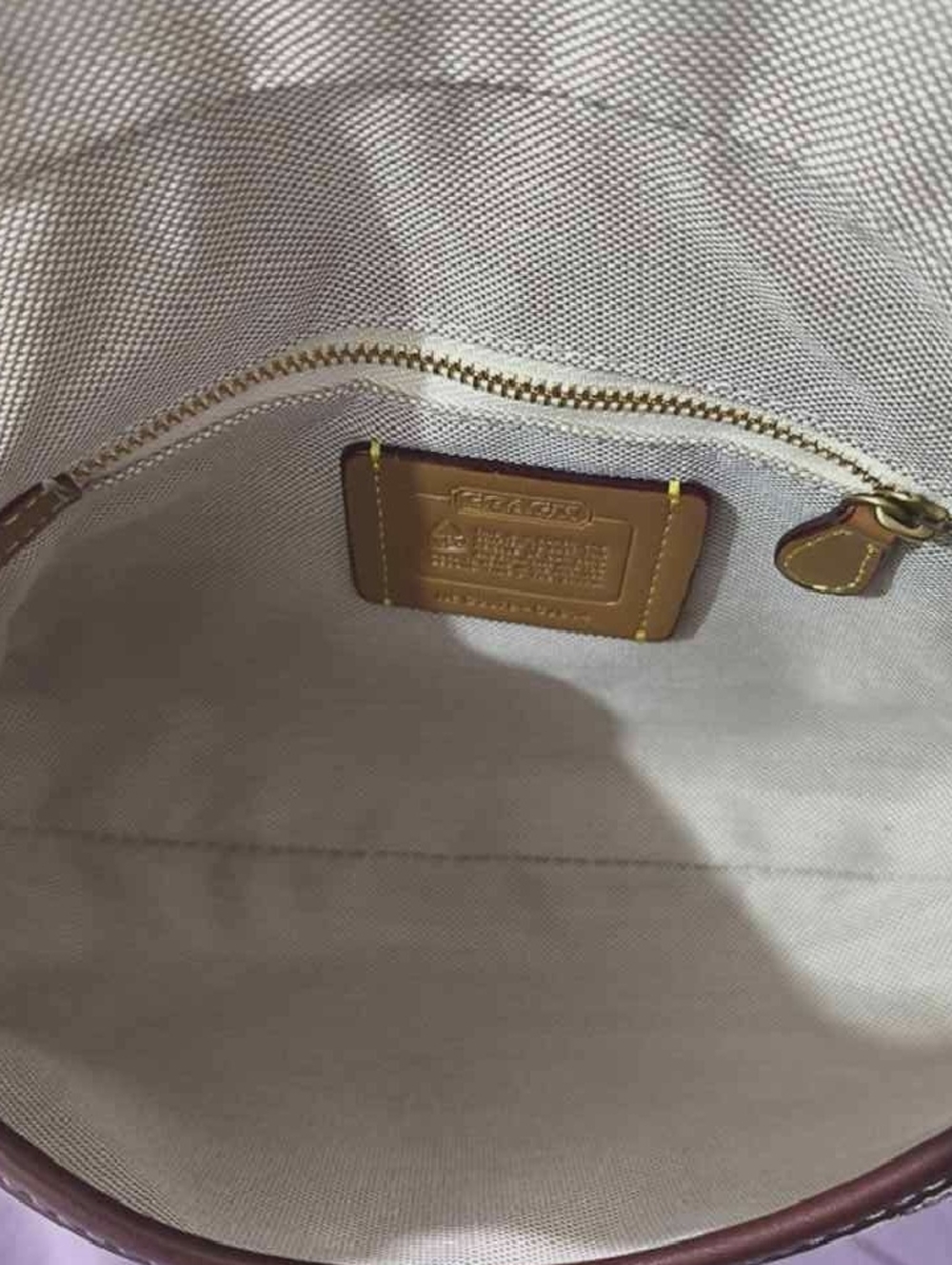 Coach Jacquard Vintage Underarm Bag - Picture 8 of 8